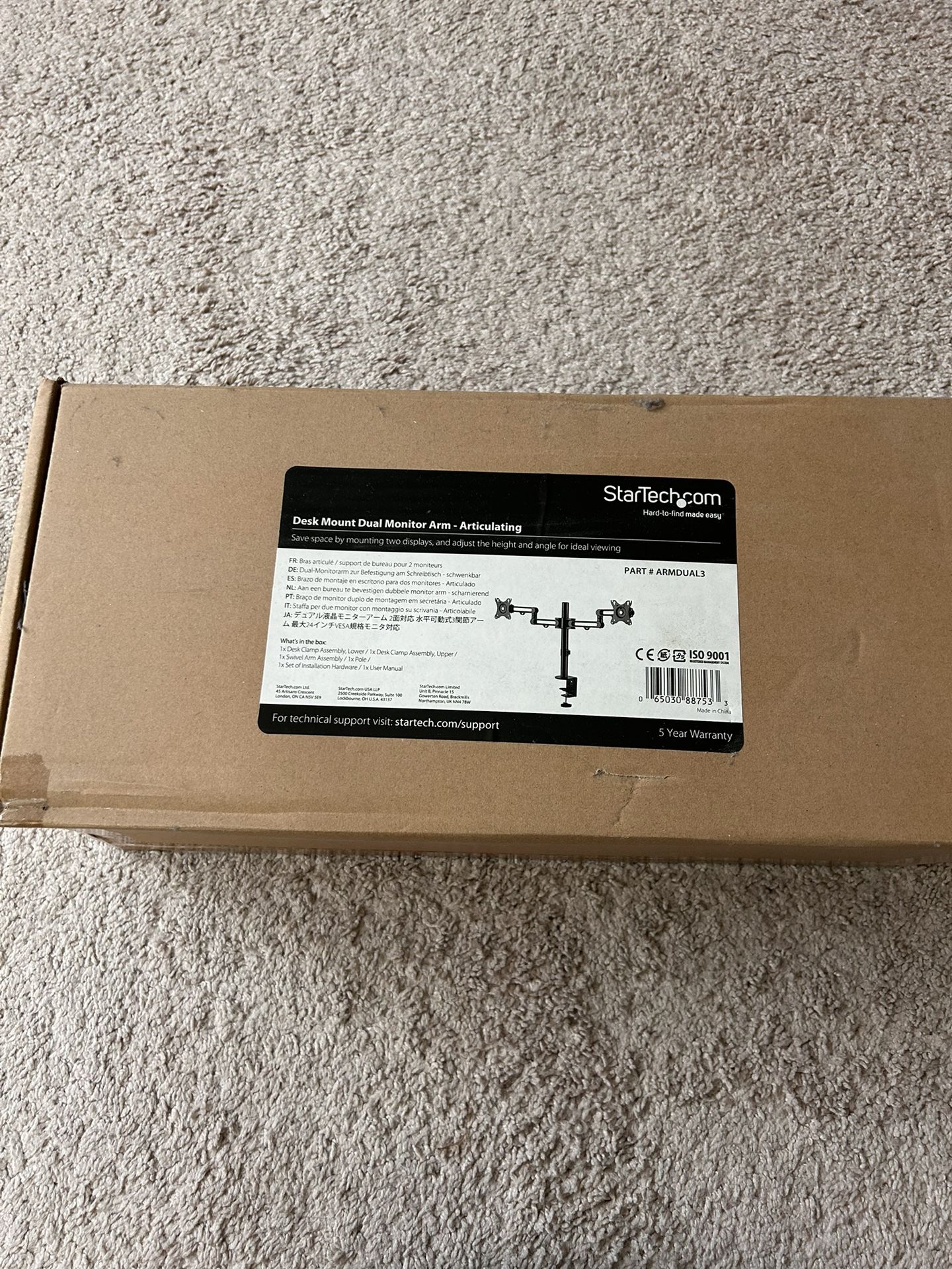 StarTech - Desk Mount Dual Monitor Arm