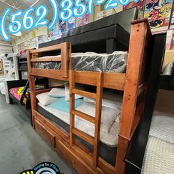 Triple Full Litera Bunk Bed New Cama Nueva Colchones 