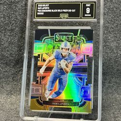 🦁 2023 Sam LaPorta ROOKIE Black/Gold Die Cut! 🦁