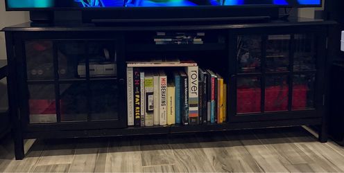 Black entertainment center