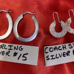 Coach, Pandora & Sterling Silver 925 Jewelry 