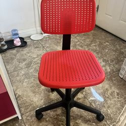 Small Red Office Chair 