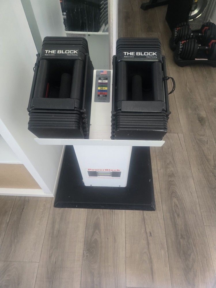 Powerblock Adjustable Dumbbells  10 -45 Lb 