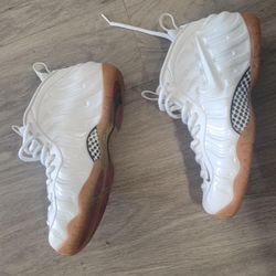 White Gucci Foamposites Size 10