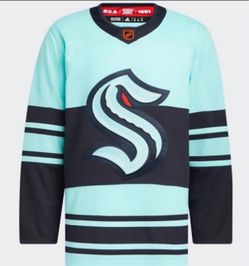 NHL Adidas Seattle Kraken Reverse Retro Men's Size 50 Adidas hockey Jersey (New)