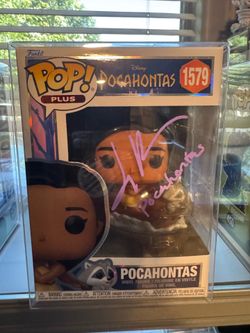 Pocahontas autographed Funko Pop