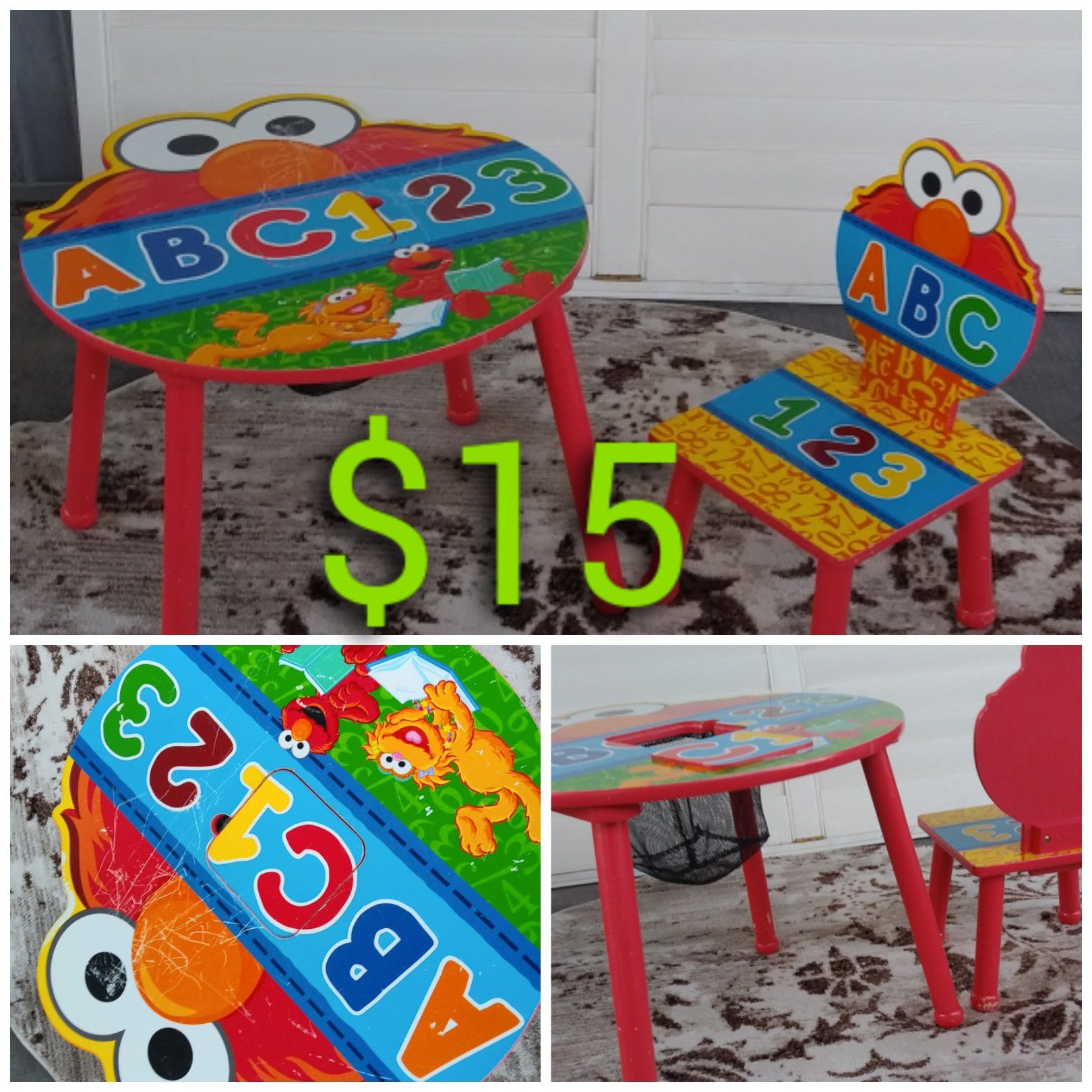 Kids table & chair