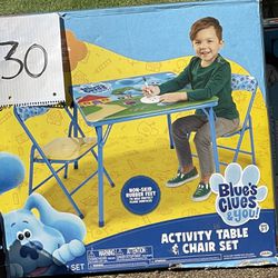 3pcs Blues Clues Table And Chair Set