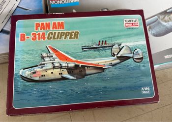 Minicraft Pan Am B-314 Clipper Model Kit — 1/144 Scale — Sealed/Unopened