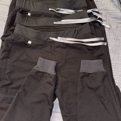 FIGS Women’s Scrub Pants, S, Black (4pair)