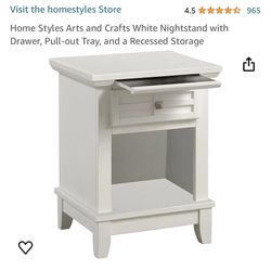 Two solid wood nightstands - end tables