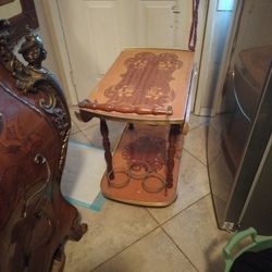 Enlay Vintage Wood  Wine Table 