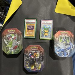 POKEMON LV X TINS TRIO SET GIRATINA DIALGA SHAYMIN