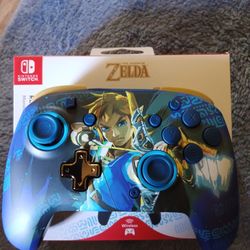 Glow In The Dark Zelda Nitendo Switch Controller