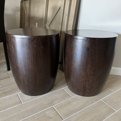 Crate & Barrel End Tables