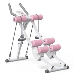 MERACH Dual-Track Ab Machine with Separated Sliders for Advanced