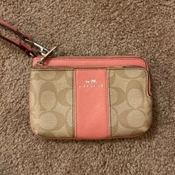 Pink Coach Wallet