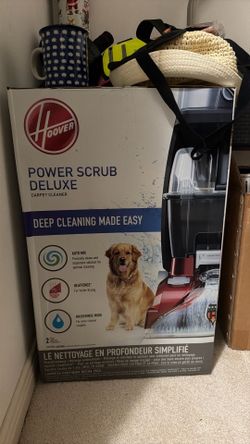 Brand new Hoover power scrub deluxe carpet cleaner