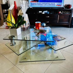 Glass Cocktail Table