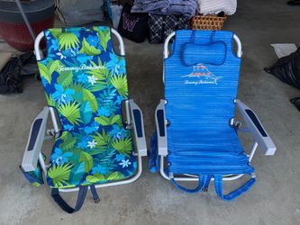 Tommy Bahama Folding Beach Chairs Set of 2