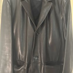CALVIN KLEIN LEATHER JACKET