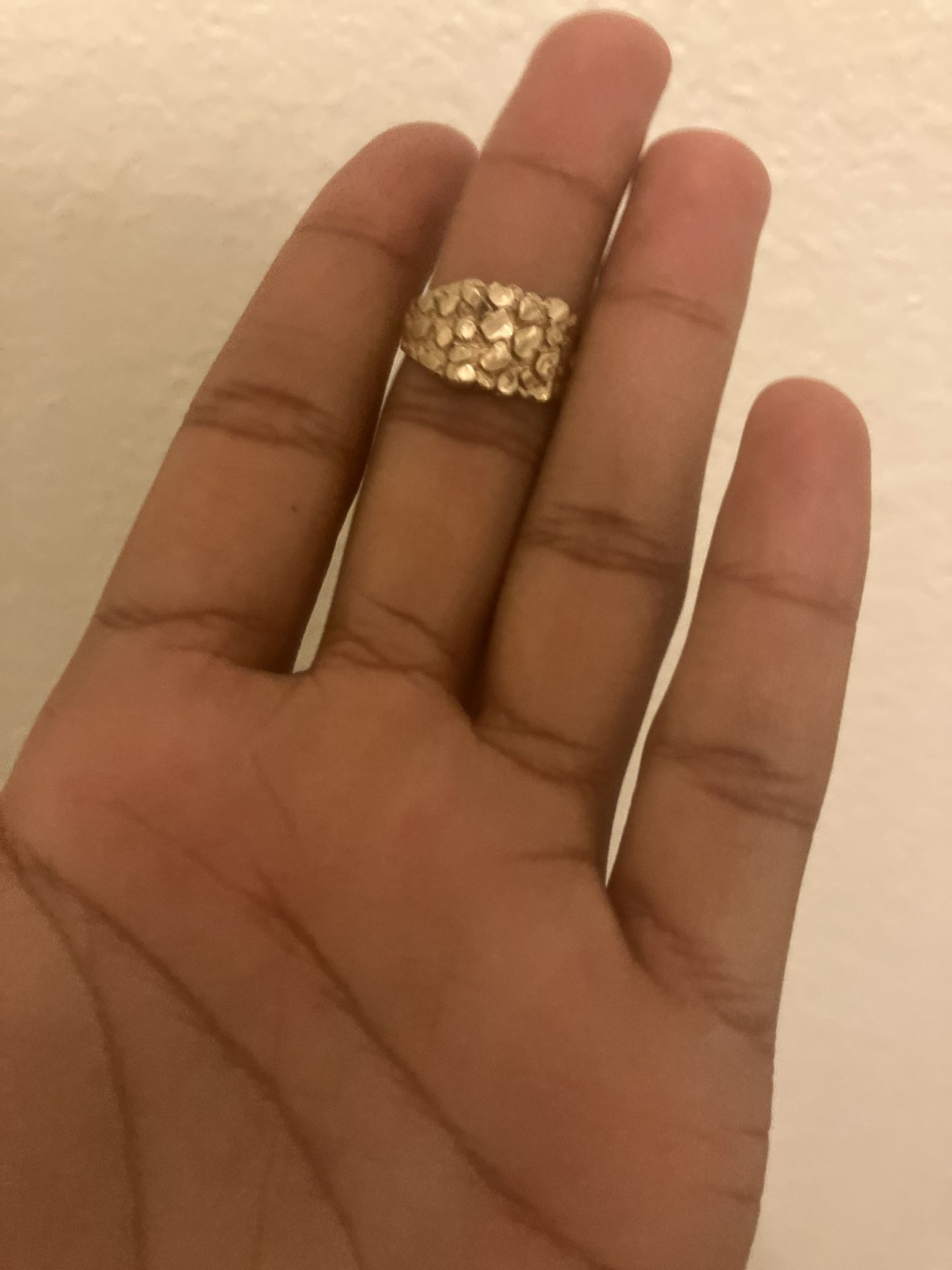 14k nugget ring Rush me FCFS