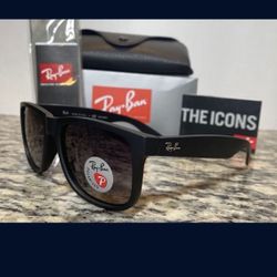 Rayban Justin Sunglasses New Black