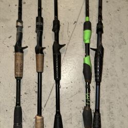 5 Rods For Sale Separate Or All Together