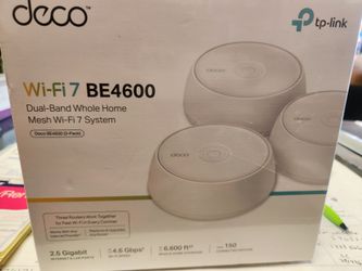 Deco wifi7 be4600 dual band whole home mesh system