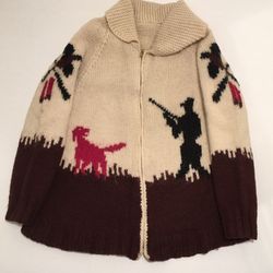 Polo Thanksgiving Cardigan ( Hand Knitted) 