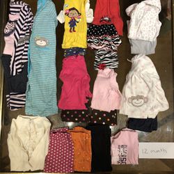 Baby Girl Clothes Size 12 Months