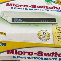5 Port 10/100Base Switch