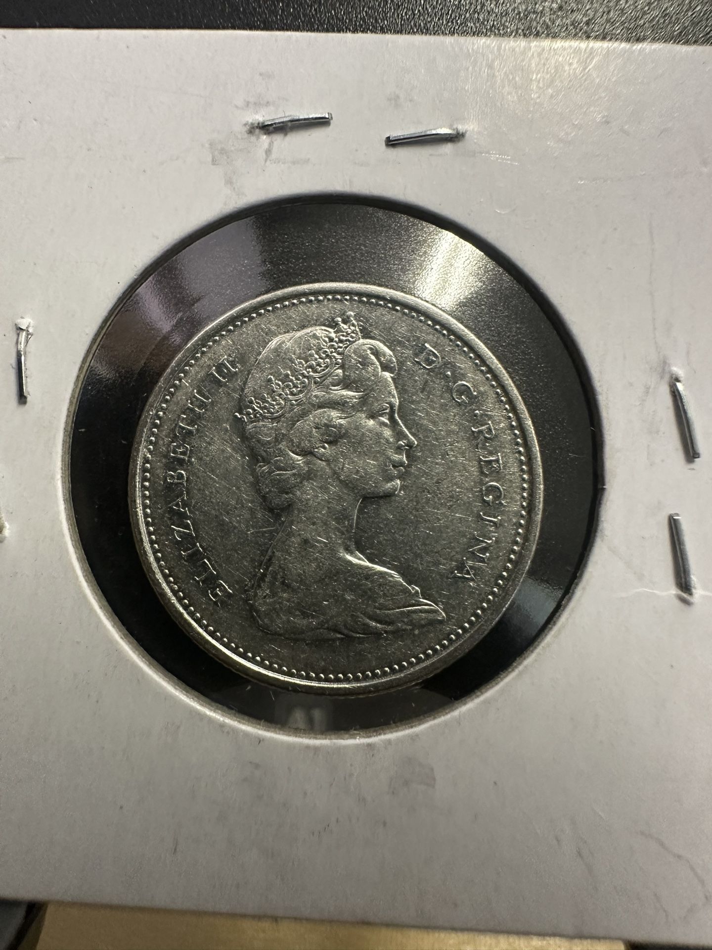 1967 Canada 25 Cents Silver Coin