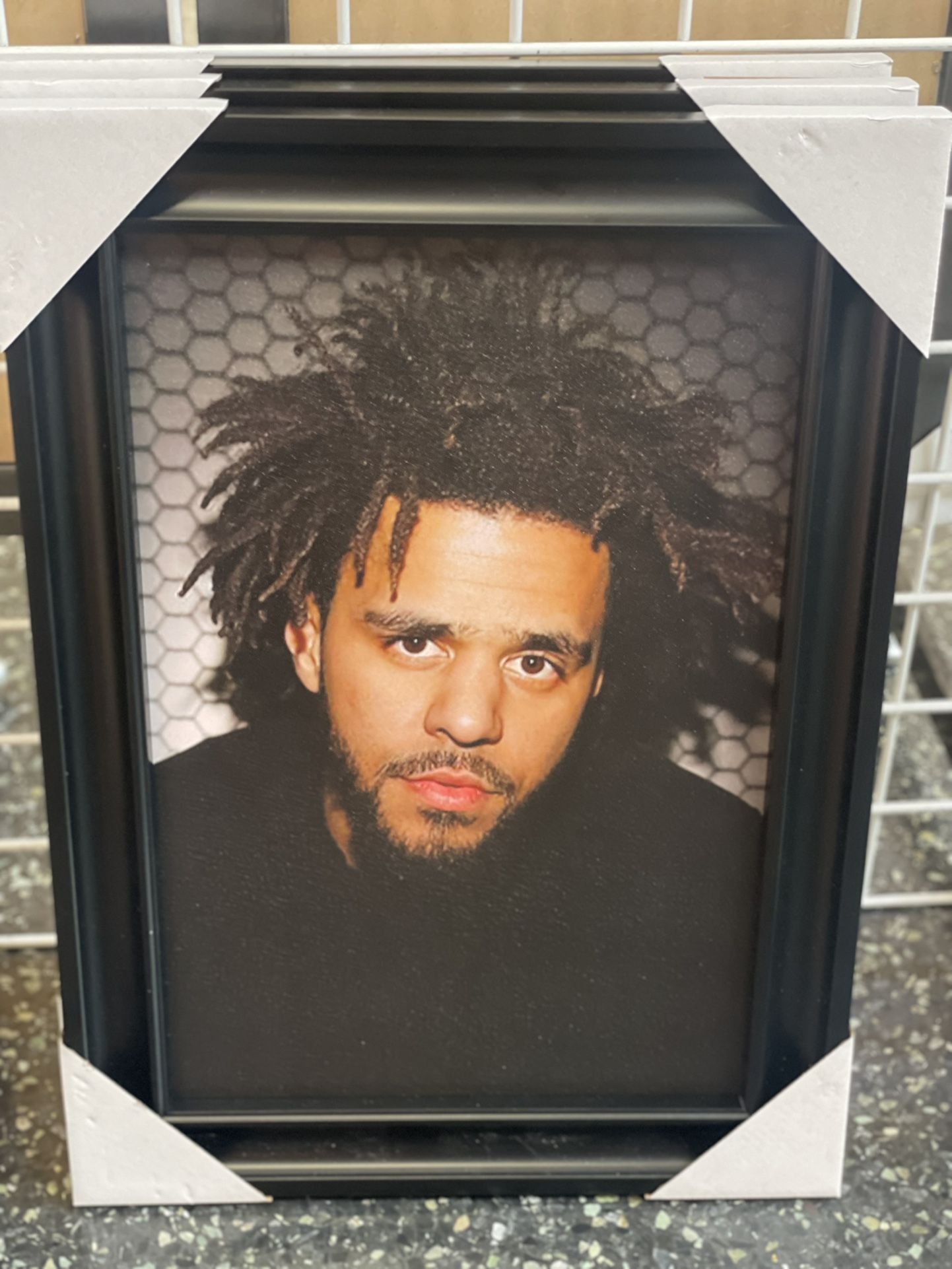 Framed J. Cole Wall Decor 