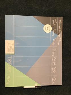 Dry Erase Weekly Calendar