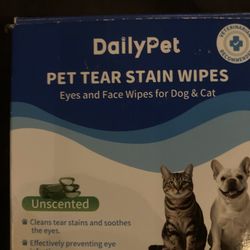 Daily Pet  Tear Stains Wipes