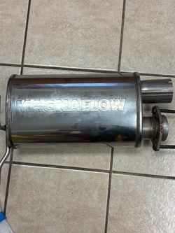 MagnaFlow Performance Exhaust Muffler - Polished Stainless Steel (Flanged)