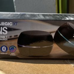 Sound logic SoundlogicXT pair of portable true wireless speaker Bluetooth