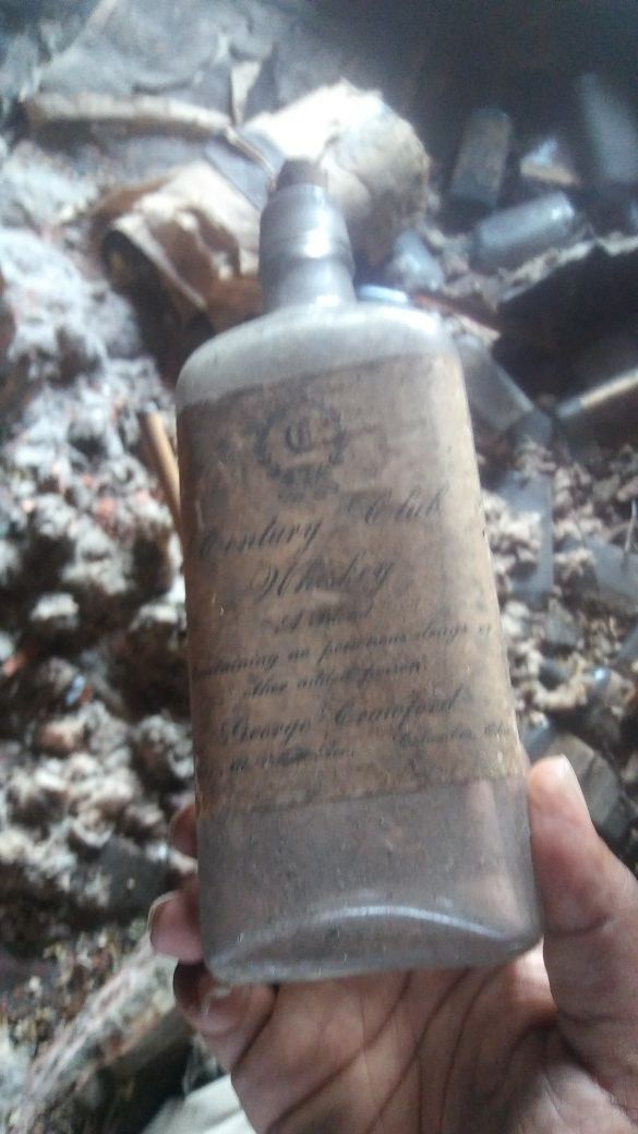 1935 century club whiskey bottle Antique Collectors item