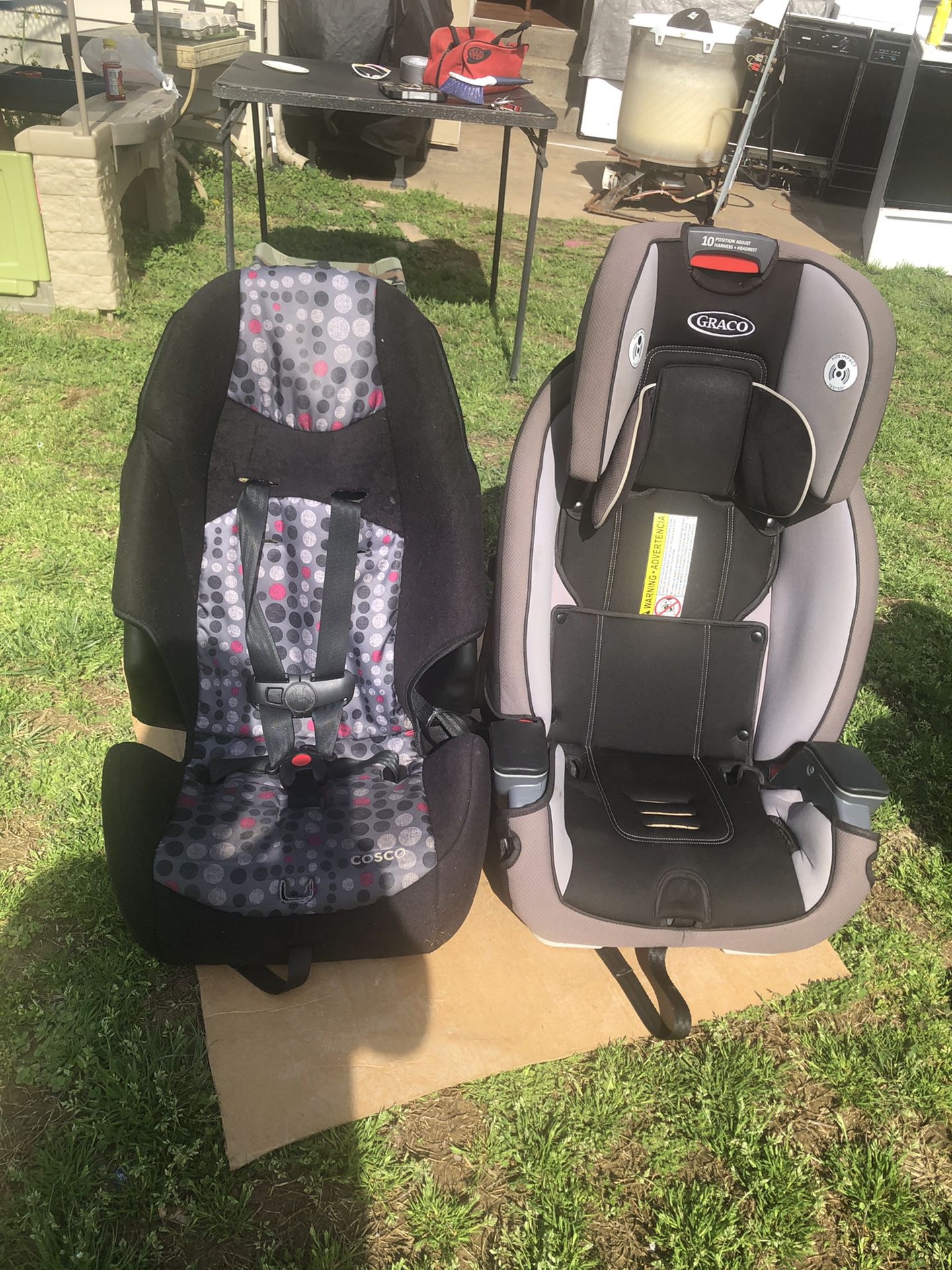 Car seat for both
