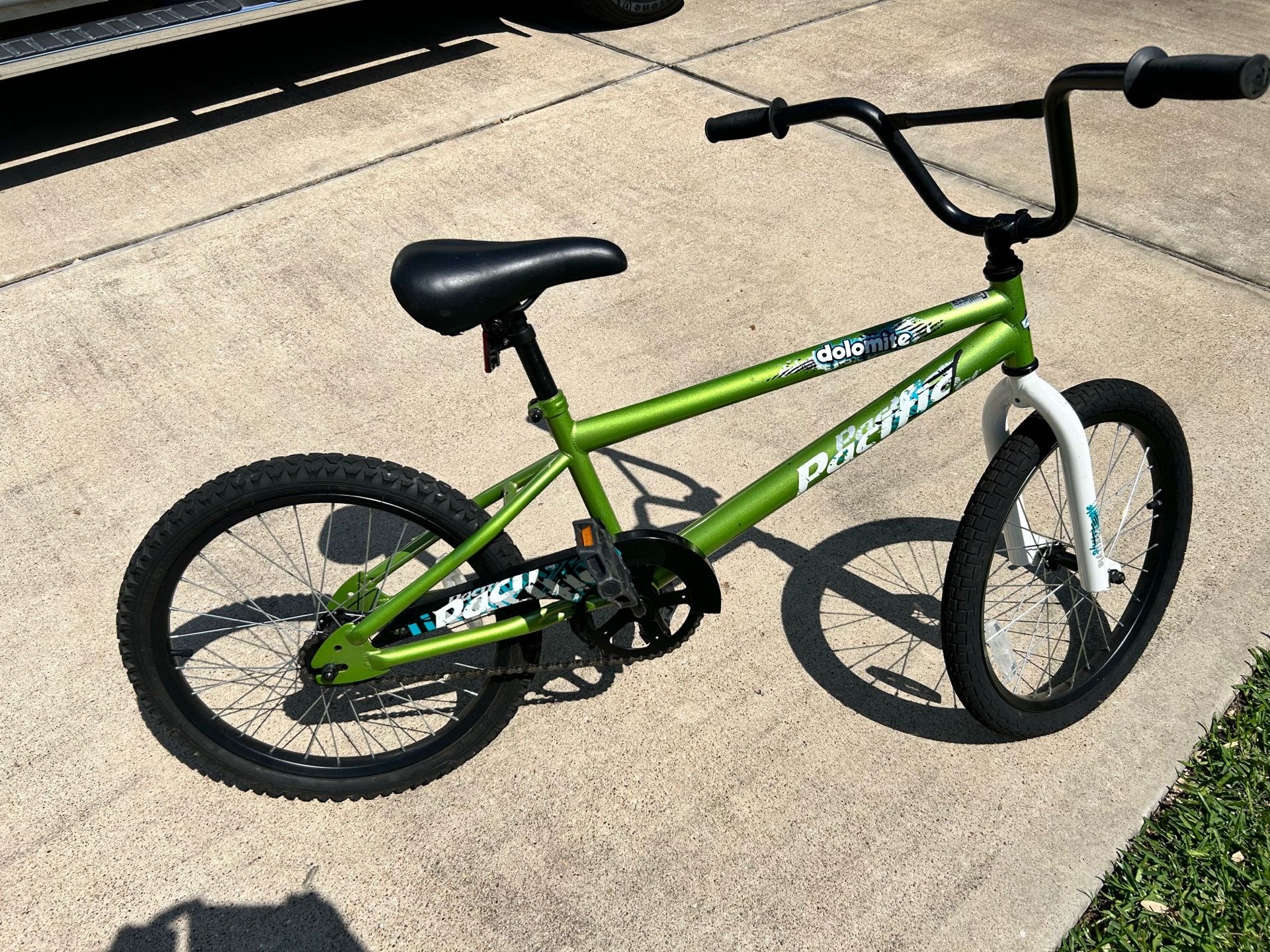 REDUCED.!! BMX FREE STYLE 20” PACIFIC GREEN BIKE..