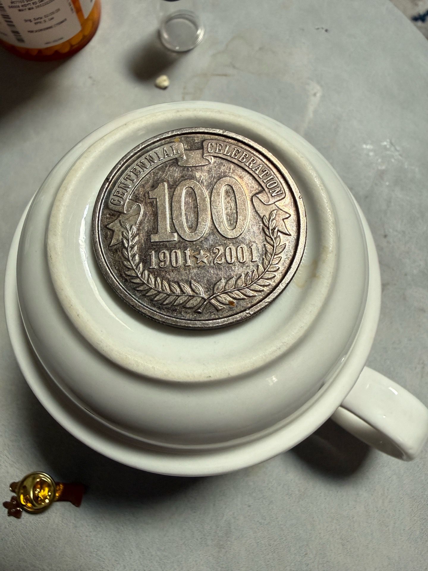 one star Antique collectible high mountain country, McKay, Idaho coin 1901