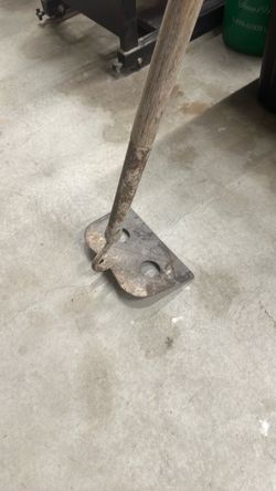 Large hoe rack.