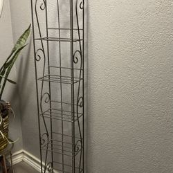 Metal Shelf Rack $20