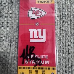 Nick Bolton Signed Autograph Acrylic Commemorative Ticket Chiefs Metabilia Coa