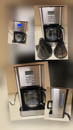 Airmen Drip Coffee Maker  12 Cups, Reusable FilterAir