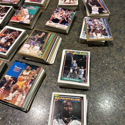 600 Basketball Cards 1980s-1990s