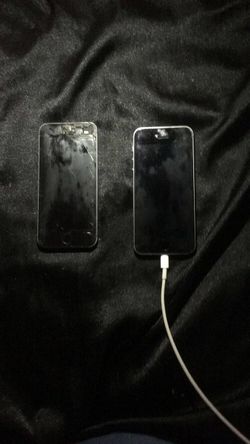 iPhone 5s &5(cracked screen) unlocked