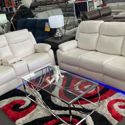 🇺🇸🇺🇸 2- Piece Sofa & Love Seat Recliner With LED $899