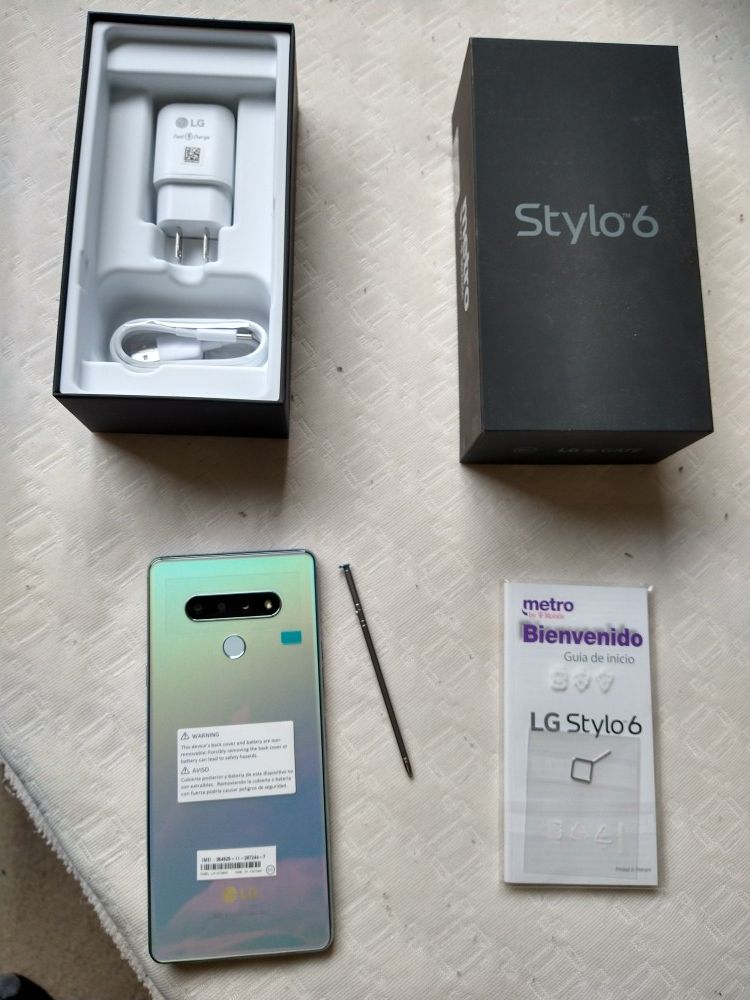 🎈LG stylo 6 🎈 Metro pcs only new never used 64 gbs